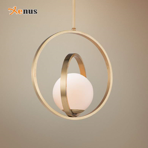 Modern Matt Gold Hanging Lamp