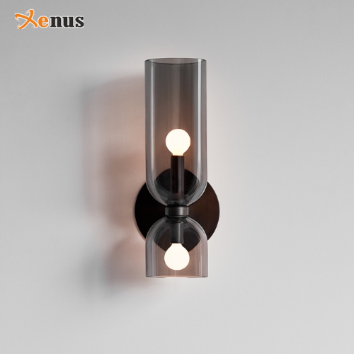 Double Glass Cylindrical Wall Light