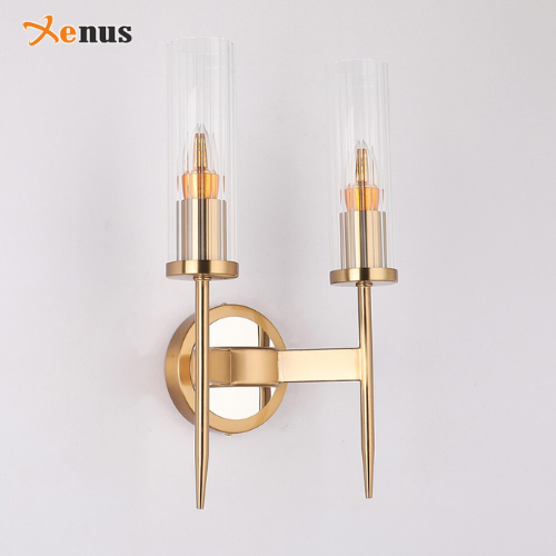 Double Fluted Wall Light