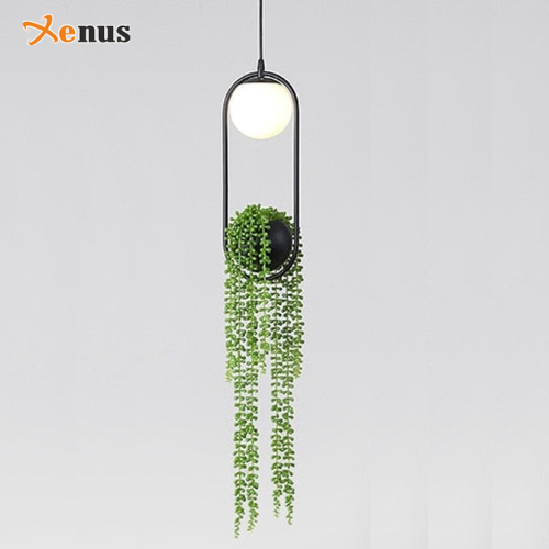 Hanging Planter With Light